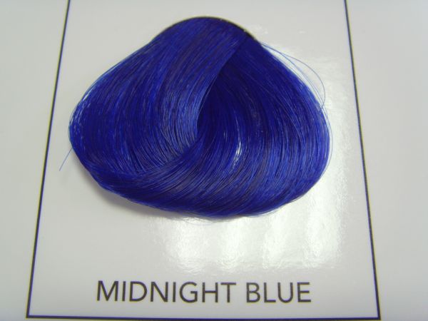 directions midnight blue on bleached hair